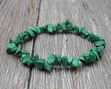 Malachite Lapis Lazuli Stone Chips Bracelet