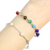 Chakra Semi-precious Stone Quartz Bracelet