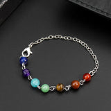 Chakra Semi-precious Stone Quartz Bracelet