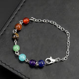 Chakra Semi-precious Stone Quartz Bracelet