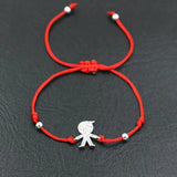 Micro CZ Lucky Bracelet Red Thread Rope String Couple