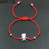 Micro CZ Lucky Bracelet Red Thread Rope String Couple
