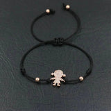 Micro CZ Lucky Bracelet Red Thread Rope String Couple