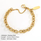 316L Stainless Steel Chain Bracelet Punk Bracelets Wholesale