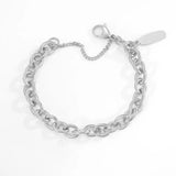 316L Stainless Steel Chain Bracelet Punk Bracelets Wholesale