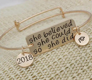 Adjustable Inspirational Bangles YLQ0611