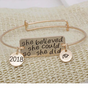 Adjustable Inspirational Bangles YLQ0611