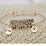 Adjustable Inspirational Bangles YLQ0611