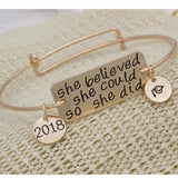 Adjustable Inspirational Bangles YLQ0611