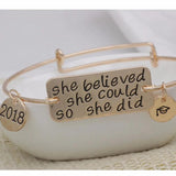 Adjustable Inspirational Bangles YLQ0611