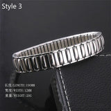 Stainless Steel Splice Veins Chain Italian Charms Bracelet Couple Jewelry