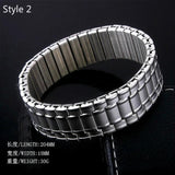 Stainless Steel Splice Veins Chain Italian Charms Bracelet Couple Jewelry