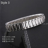 Stainless Steel Splice Veins Chain Italian Charms Bracelet Couple Jewelry