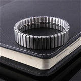 Stainless Steel Splice Veins Chain Italian Charms Bracelet Couple Jewelry