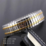 Stainless Steel Bracelet Link Chain Style Italian Charms Elasticity Bracelet