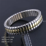 Stainless Steel Bracelet Link Chain Style Italian Charms Elasticity Bracelet