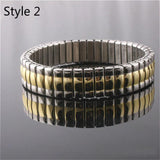 Stainless Steel Bracelet Link Chain Style Italian Charms Elasticity Bracelet