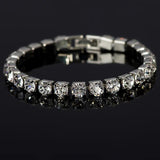 Charming Bride Wedding Crystal Bracelet Rhinestone Chain Jewelry for Women