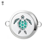30mm Stainless Steel Aromatherapy Diffuser Locket Pendant Bracelet