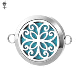 30mm Stainless Steel Aromatherapy Diffuser Locket Pendant Bracelet