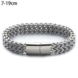 Rhinestone Bracelet Cuban Link Silver Jewelry Bracelet