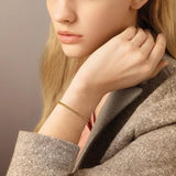 Stainless Steel Wheat Chain Bracelet for Women Girl, Adjustable Length