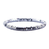 Weight Loss Magnetic Therapy Bracelet Women Hematite Beads Stretch