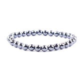 Weight Loss Magnetic Therapy Bracelet Women Hematite Beads Stretch