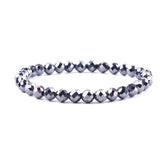 Weight Loss Magnetic Therapy Bracelet Women Hematite Beads Stretch
