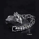 European Retro Dragon Head Men's Hip-hop Bracelet