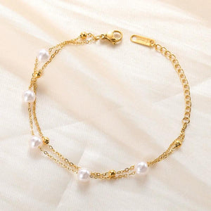 Freshwater Pearl Bracelet Crystal Jewelry for Women