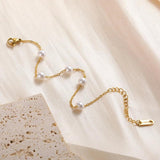 Freshwater Pearl Bracelet Crystal Jewelry for Women