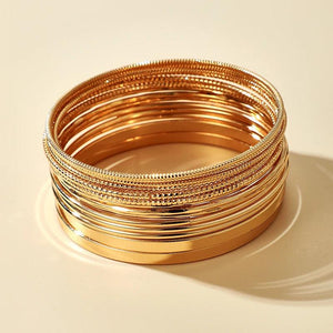 Punk Bracelets for Women Metal Bangle Bohemian Jewelry Gift