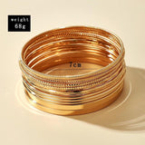Punk Bracelets for Women Metal Bangle Bohemian Jewelry Gift