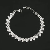 Charming Rhinestone Silver Bracelet for Women