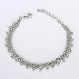 Charming Rhinestone Silver Bracelet for Women