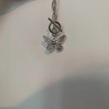 Silver Butterfly OT Buckle Bracelet For Women Couples Vintage Party Jewelry Gift