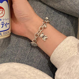 Vintage Bear Charm Bracelet & Bangle for Women SL031