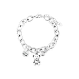 Vintage Bear Charm Bracelet & Bangle for Women SL031