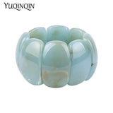 Resin Cuff Bracelets for Women Geometric Wide Bangle Stretch Acrylic Jewelry