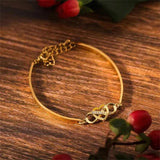 Dainty Gold and Silver Bracelets Set of 3