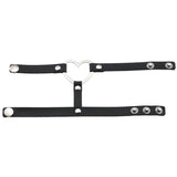 Punk Leather Heart Bracelet Wristband Cuff
