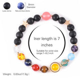 Solar Chakra Bracelet Men Natural Stone Universe Yoga