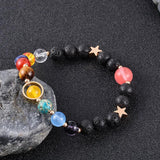 Solar Chakra Bracelet Men Natural Stone Universe Yoga