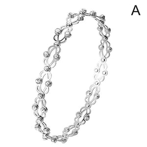 Stretchable Bracelet Ring Charm Crystal Jewelry Gift