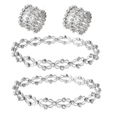 Stretchable Bracelet Ring Charm Crystal Jewelry Gift