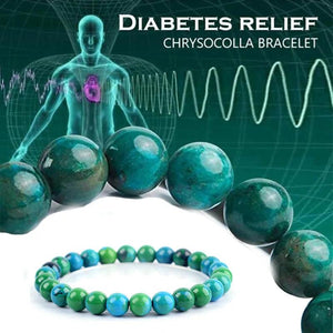 Chrysocolla Malachite Bracelets Natural Stone Beads Round Healing Jewelry