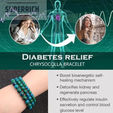 Chrysocolla Malachite Bracelets Natural Stone Beads Round Healing Jewelry