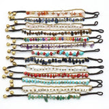Gemstone Gravel Bracelet with Bell Beads for Women