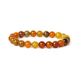 Striped Agates Crystal Quartz Jades Bracelet - Reiki Healing Bangle
